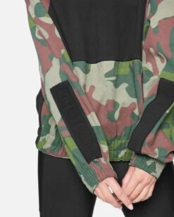 Women's One And Only Dolman Fleece Crew -Hurley 3hci3419 vintage green 5