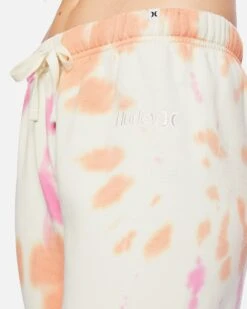 Allover Tie Dye Fleece Jogger -Hurley 3hcu2201 tie dye 5