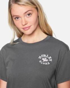 Wailer Washed Girlfriend Crew -Hurley 3hcz8589 thunder grey 5
