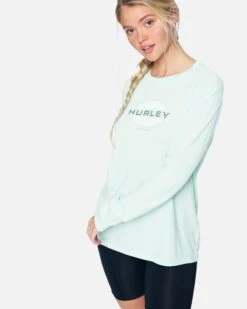 Limited Washed Boyfriend Long Sleeve -Hurley 3hcz8833 light dew 3