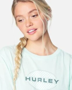 Limited Washed Boyfriend Long Sleeve -Hurley 3hcz8833 light dew 5