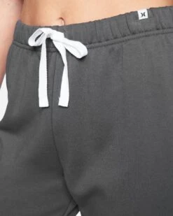 Billie Script Perfect Fleece Jogger -Hurley 3hcz8877 thunder grey 5