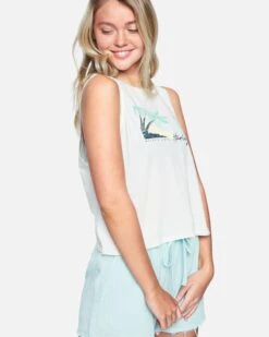 Escondido Washed Biker Tank 10 Escondido Washed Biker Tank -Hurley 3hda2539 sail 3