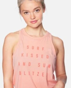 Surf Kissed Perfect Tank 12 Surf Kissed Perfect Tank -Hurley 3hda2541 crimson bliss 5