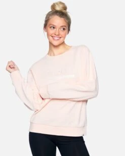 Universal Girlfriend Fleece Crew -Hurley 3hdc0268 washed coral 3