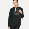 SOUL BURST EASY RAGLAN HOODIE -Hurley 3hj5050751 caviar 1