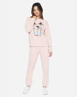 Havana Girlfriend Crew Sweatshirt -Hurley 3hj5070790 blush 4