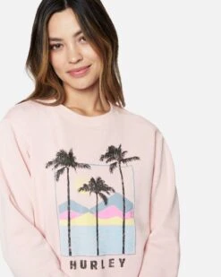 Havana Girlfriend Crew Sweatshirt -Hurley 3hj5070790 blush 5