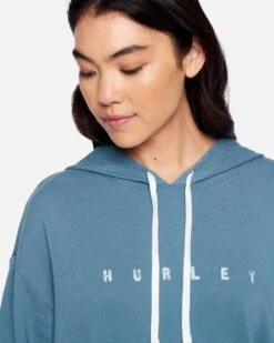 Blitz Boyfriend French Terry Hoodie 11 Blitz Boyfriend French Terry Hoodie -Hurley 3hj5590621 blue 4