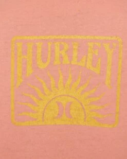 TRACK BURNOUT PERFECT FLEECE HOODIE -Hurley 3hj6790684 carnelian 4