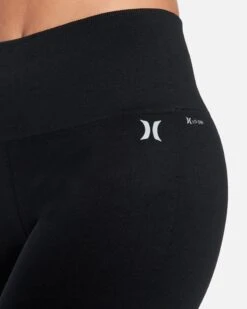 SEAMLESS PATTERNED LEGGING 12 SEAMLESS PATTERNED LEGGING -Hurley 3hkp0654 caviar 5