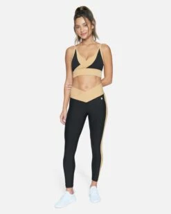 V-SHAPED COLORBLOCK LEGGING 12 V-SHAPED COLORBLOCK LEGGING -Hurley 3hkp0655 caviar iced coffee 4