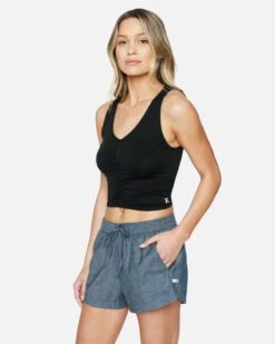 Amber Seamless Top 9 Amber Seamless Top -Hurley 3hkt0543 caviar 3