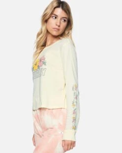 Merie Too Cropped Long Sleeve T-Shirt 10 Merie Too Cropped Long Sleeve T-Shirt -Hurley 3hl2750274 seedpearl 3 v2