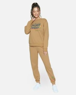 77 COLORS FLEECE JOGGER -Hurley 3hp5080753 iced coffee 4