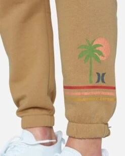 77 COLORS FLEECE JOGGER -Hurley 3hp5080753 iced coffee 5