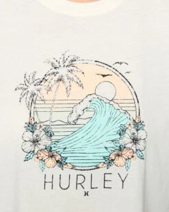 Leonna Washed Cropped Tee 11 Leonna Washed Cropped Tee -Hurley 3hs1570143 tofu 5