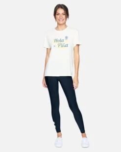 Hola Pina Washed Relaxed Girlfriend Tee -Hurley 3hs15901200 tofu 4