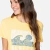 Everyday Too Washed Relaxed Girlfriend Tee -Hurley 3hs1590238 cornsilk 1