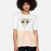Persea Tie Dye Boyfriend Short Sleeve T-Shirt -Hurley 3hs1600516 marshmallow tie dye 1