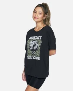 ZAK OVERSIZED TEE 9 ZAK OVERSIZED TEE -Hurley 3hs6710792 caviar 3