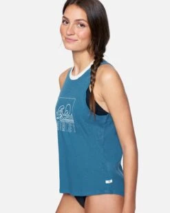 Everyday Ringer Tank -Hurley 3ht01550231 stellar 3