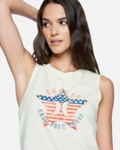 Staricana Washed Muscle Tank -Hurley 3ht1560188 tofu 5