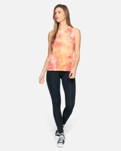 Scripty Tie Dye Muscle Tank 12 Scripty Tie Dye Muscle Tank -Hurley 3ht1560250 melon tie dye 4