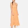 Tiered Maxi Dress 1 Tiered Maxi Dress -Hurley 3hwd0112 melon scatter dot 2