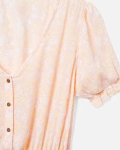 Peasant Dress -Hurley 3hwkd0089 tropical peach 3
