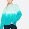 Double Dip Dye Girlfriend Fleece Crew -Hurley 3hwkj0148 light dew 1