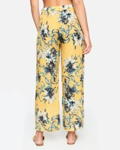 Solana Wide Leg Pant 11 Solana Wide Leg Pant -Hurley 3hwkp0090 cornsilk lily 4