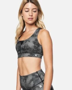 Med Impact Bra -Hurley 3hwkt0264 vintage black dreamy tie dye 3 v2