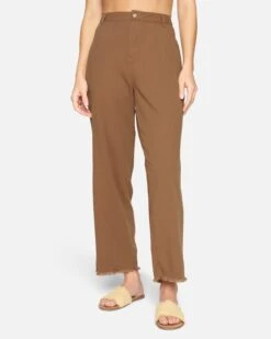 TWILL STRAIGHT LEG PANT