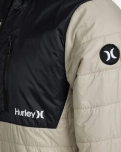 Carrick Quilted Packable Jacket -Hurley H6N133F1CI KHAKI 03