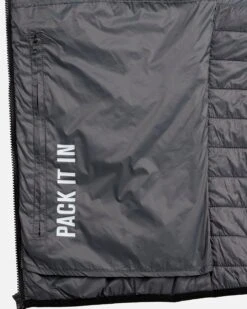 Balsam Quilted Packable Jacket -Hurley H6N135F1CI IRON GREY 04