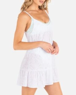 Solid Mini Dress 9 Solid Mini Dress -Hurley HC0163 WHITE 3