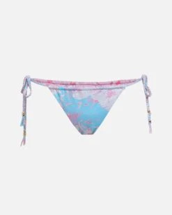 LoveShackFancy X Hurley - Under The Sea Reversible Braided Cheeky Tie Side Bikini Bottom -Hurley HLSFB103 UNDER THE SEA 1