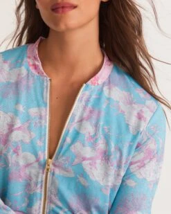 LoveShackFancy X Hurley - Under The Sea Cropped Bomber Jacket 13 LoveShackFancy X Hurley - Under The Sea Cropped Bomber Jacket -Hurley HLSFC103 UNDERTHESEA 4