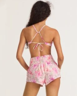 LoveShackFancy X Hurley - Hibiscus High Waist Aquas Boardshorts 2.5" -Hurley HLSFS100 HIBISCUS 3