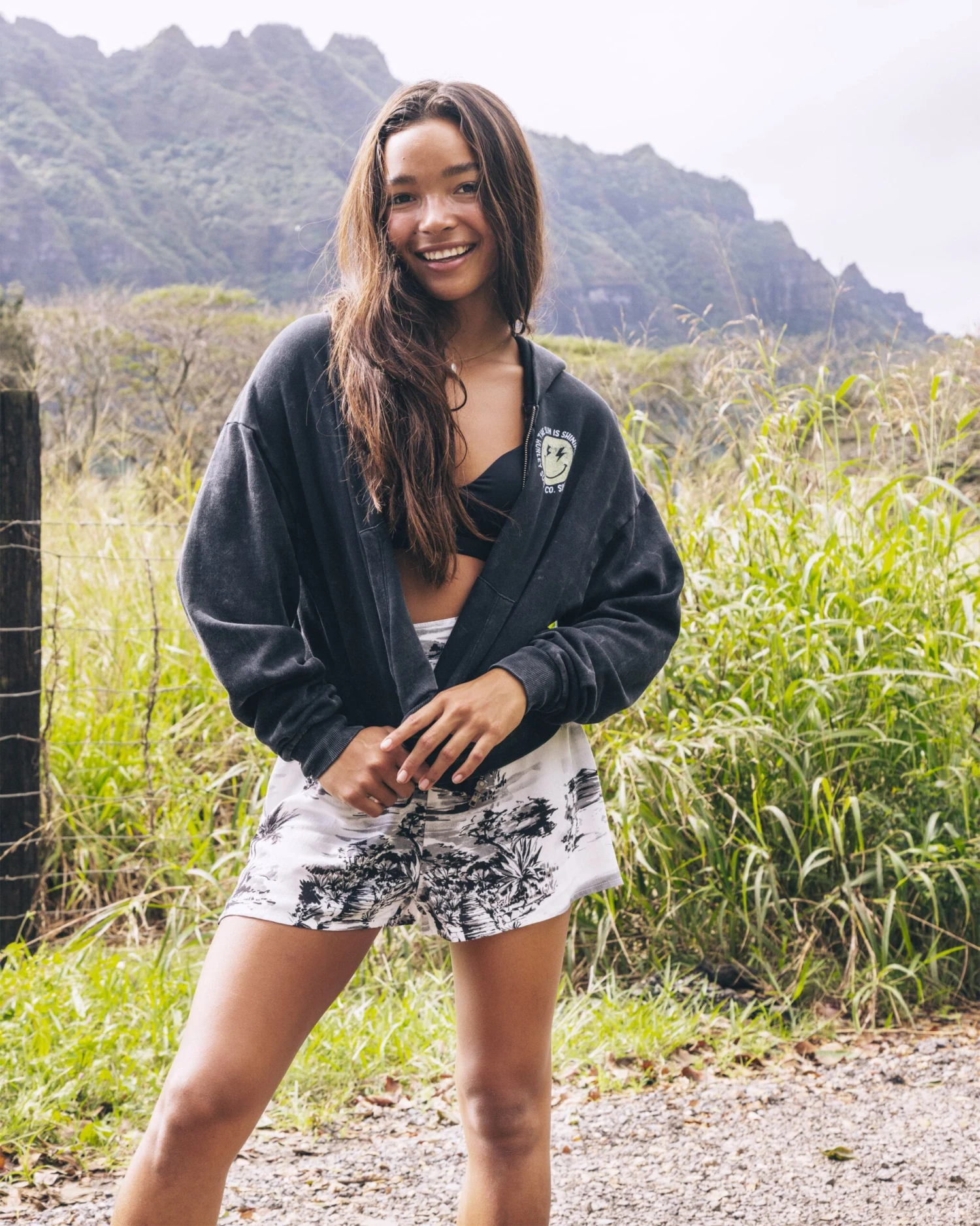 SUNSHINE SMILEY ZIP-UP HOODIE 3 SUNSHINE SMILEY ZIP-UP HOODIE