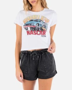 Nascar Only Rippen Baby Tee -Hurley HU059K3 WHITE 1