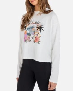 Seabreeze Long Sleeve Relaxed Tee 8 Seabreeze Long Sleeve Relaxed Tee -Hurley HU156K3 WHITE 03