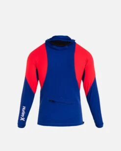 KAI LENNY X COAST GUARD HOODED LONG SLEEVE SURF TOP -Hurley MAT0000770 DEEPROYALBLUE 3
