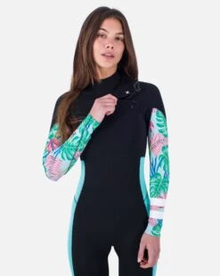 WOMENS ADVANTAGE PLUS PRINTED 3/2MM FULLSUIT 16 WOMENS ADVANTAGE PLUS PRINTED 3/2MM FULLSUIT -Hurley WFS0012322 JAVATROPICAL 6