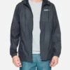 Men's Siege Hooded Windbreaker Jacket 2 Men's Siege Hooded Windbreaker Jacket -Hurley bv2696 black 1