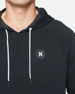 Men's H2O-DRI Universal Fleece Hooded Pullover -Hurley cj5762 black 3