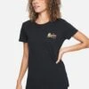 Retro Beach Perfect Short Sleeve Crew Tee -Hurley cq6402 black 1