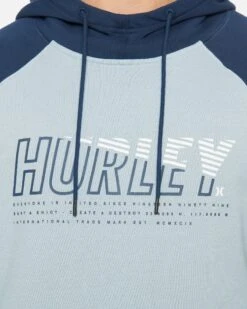 M ONSHORE BLOCKED PULLOVER -Hurley cu0354 obsidian 4 vv3