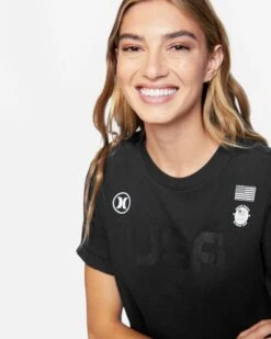 USA Short Sleeve Crew 12 USA Short Sleeve Crew -Hurley cu1431 black 4
